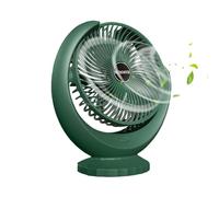 WEITING Ventilateur de Bureau - Ventilateur Rechargeable Camping et Voyage Rafraîchissant, Silencieux à 3 Vitesses Manuel pour Domicile Bureau Camping Chambre Travail Sommeil