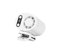 WEITING Ventilateur Personnel Clipable,Affichage Numérique 100 Vitesses Rechargeable USB - Mini Ventilateur Mains Libres | pour Chemise Bureau Maison École Trajet Déplacement