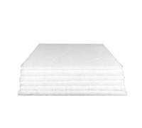 WEITINGKKK Aquarium Tapis médias de filtrage, Éponge filtrante for Aquarium, 1 cm d'épaisseur, Blanche, Plusieurs Tailles(50x50x1cm)