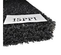 WEITINGKKK Aquarium Tapis médias de filtrage, Éponge filtrante for Aquarium en Coton Noir, Plusieurs Tailles(15ppi,50cmx50cmx5cm)