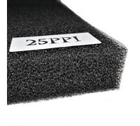 WEITINGKKK Aquarium Tapis médias de filtrage, Éponge filtrante for Aquarium en Coton Noir, Plusieurs Tailles(25ppi,50cmx50cmx4cm)