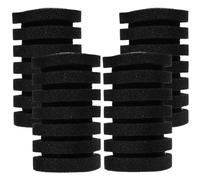 WEITINGKKK Aquarium Tapis médias de filtrage, Éponge filtrante for Aquarium Noire 7,9 x 4,8 x 4,8 cm, Lot de 4