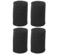 WEITINGKKK Aquarium Tapis médias de filtrage, Rouleau de Fil éponge de Rechange for préfiltre d'aquarium, Noir, 8 x 4 x 2,2 cm, Lot de 4