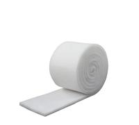 WEITINGKKK Aquarium Tapis médias de filtrage, Rouleau de Fil filtrant for Aquarium, Blanc, 120 x 10 x 2 cm