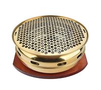 WEITINGKKK Barbecue Portable, Barbecue coréen au Charbon de Bois en Acier Inoxydable for intérieur et extérieur for 6 à 10 Personnes(F)