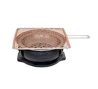 WEITINGKKK Barbecue Portable, Barbecue coréen au Charbon de Bois en Fonte for 5 à 10 Personnes, intérieur et extérieur, Multicolore(F)