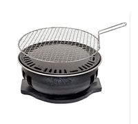 WEITINGKKK Barbecue Portable, Barbecue coréen au Charbon de Bois en Fonte for 5 à 10 Personnes, intérieur et extérieur, Multicolore(G)
