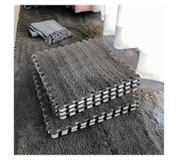 WEITINGKKK Carreaux en Mousse à emboîtement Tapis en Peluche, Tapis d'escalade antidérapant carré 20 pièces 12x12 Pouces(Grey)
