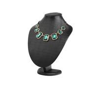 WEITINGKKK Collier de Bijoux, Présentoir de Mode, présentoir de Bijoux de Luxe léger, Accessoires de présentation de Bijoux de Haute qualité, présentoir de Bijoux, Support de Cou(Black_L)