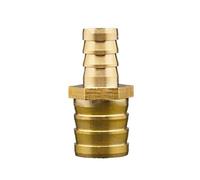WEITINGKKK Connecteur de Tuyau barbé, Raccord de Tuyau Droit en Laiton à 2 Voies, raccord réducteur cannelé en cuivre, connecteur cannelé en cuivre à Double pagode for gaz(19mm*25mm)