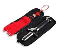 WEITINGKKK Glands Chinois, Épée Chinoise de Tai Chi en métal et Acier Inoxydable, épée télescopique utilisée dans l'entraînement aux Arts Martiaux, Exercice de Performance à l'épée(92cm)