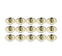 WEITINGKKK Plaques de Fixation pour Pieds, Lot de 100 écrous en T, 1/4x25x1.2mm, Trou Fixation Acier au Carbone, Insert Bride à 3 Trous for Meubles