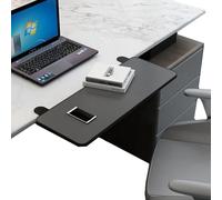 WEITINGKKK Plateau à Clavier sous Le Bureau, Pince d'extension de Plate-Forme de Clavier sur Le Plateau de Clavier, Support de Clavier d'ordinateur, Facile à Installer(Black,65 * 25CM)