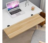 WEITINGKKK Plateau à Clavier sous Le Bureau, Pince sur Plateau de Clavier Table d'appoint Support de Poignet Support de Bras Planche Pliante Tapis de Souris Ergonomique