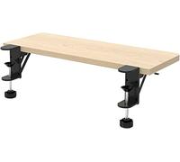 WEITINGKKK Plateau à Clavier sous Le Bureau, Plateau de Clavier Pliable avec Support de Serrage, Support de coude et de Cou for Ordinateur(65 * 25Cm)