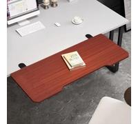 WEITINGKKK Plateau à Clavier sous Le Bureau, Plateau de Clavier Pliable, Extension de Bureau Ergonomique de 56 à 76 cm, Support de Clavier(Black,52Cm/21.5Inch)