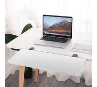 WEITINGKKK Plateau à Clavier sous Le Bureau, Rallonge de Bureau Ergonomique, Pliable et Facile à Installer(White,52 * 24cm (20.4 * 9.4in))