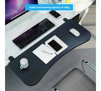WEITINGKKK Plateau à Clavier sous Le Bureau, Rallonge de Bureau Pliable, Support de Clavier for Ordinateur, Pince for Plateau de Clavier avec Support en K(A,55 * 25Cm(22 * 10In))