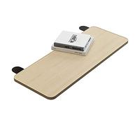 WEITINGKKK Plateau à Clavier sous Le Bureau, Support de tiroir, accoudoir, Support d'étagère coulissante, Support de Bras incliné for Or(Oak,52 * 24Cm)