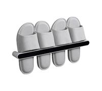 WEITINGKKK Rack à Chaussures Mural, Lot de 2 Porte-Chaussures muraux for Salle de Bain, Organiseur de Chaussures for la Maison, la Chambre à Coucher(Black Long)