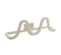 WEITINGKKK Rack à Chaussures Mural, Lot de 4 organiseurs de Chaussures for Salle de Bain et Maison, Gain de Place, cintres for Pantoufles(Beige)