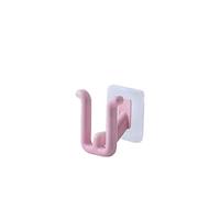 WEITINGKKK Rack à Chaussures Mural, Lot de 5 Crochets for Pantoufles de Salle de Bain, égouttoir Mural for Chaussures(Pink)