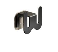 WEITINGKKK Rack à Chaussures Mural, Lot de 5 Porte-Chaussures de Salle de Bain, Fixation Murale, Support de Rangement Simple for Chaussures(Black 3pcs)