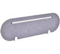 WEITINGKKK Table séparée Panneau de confidentialité, Cloison de séparation Acoustique Multicolore avec Pieds de Support, Plusieurs Tailles(Grey,30X100X0.5CM)