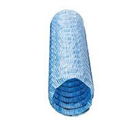 WEITINGKKK tuyaux d'égout à pénétration Douce, Tuyau de Drainage en Tissu Non tissé Flexible perforé Bleu, diamètre de 2 Pouces, Plusieurs Longueurs(200in)