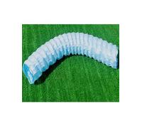 WEITINGKKK tuyaux d'égout à pénétration Douce, Tuyau d'infiltration français Bleu 100 m x 8 cm (328 pi x 3,2 po)