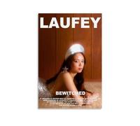 WeiTol Laufey Poster décoratif sur toile avec couverture d'album de musique ensorcelée et impression d'art moderne pour chambre à coucher (30 x 45 cm)