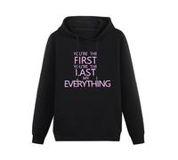 WeiToLnb Hoodie Sweatshirt Barry White First Last Everything Lyrics Romantic Valantines Music Song Long Sleeve Hoody with Pocket Sweatershirt XL