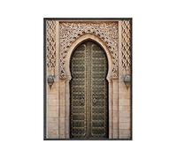 weiwie Maroc Porte Arabe peintures décoratives Architecture Toile Affiches Islamique Mur Art Photos Imprime for Salon décor à la Maison (Color : B, Size : 50x70CM No Frame)