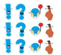 WEIWOGU Aimants Pals de ponctuation, Ensemble de 4 Outils (3set)