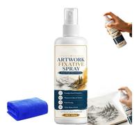 WEIWOGU Spray fixateur à séchage rapide pour œuvres d'art (fusain, pastel, croquis) - Protection longue durée anti-maculage pour pastels à l'huile, crayons et fusain - 120 ml (4,06 oz) (1pc)
