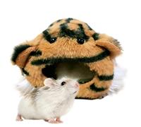 Weiwu Hiver du Hamster - Lit chaud pour hamsters en forme d'ours/tigre | Jouet mignon pour souris, chinchilla, pour cages pour hamsters nains