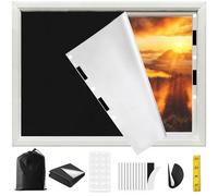 WEIWYLIE Store occultant pour fenêtre - 3 m x 1,45 m - Sans perçage - Protection solaire - En tissu amovible - Pour les vacances en intérieur - Toit incliné