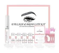 Weixinbuy Kit 2 en 1 pour étirer et boucler les sourcils et les cils Lifting professionnel pour look moderne