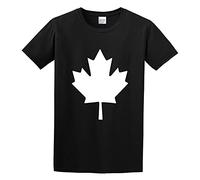 Weixiu Canadian Maple Leaf Canada National Flag Retro Football T-Shirt Black S