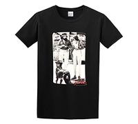 Weixiu Cheech & Chong Up in Smoke Movie Famous Comedy Duo Funny Square T-Shirt Black M