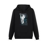 Weixiu House TV Show Dr. House Quotes Houseisms Adult Heather Hoody Black L
