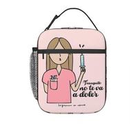 WEIXNCXCJ Enfermera en Apuros Médecin Infirmière Médical Thermique Isolé Lunch Bags Femmes Portable Lunch Container Multifunction Food Box