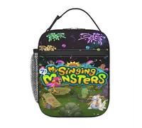 WEIXNCXCJ Mes Monstres chantants Sacs à Lunch isothermes Conteneur Alimentaire Boîte à Lunch Isotherme réutilisable pour Le Bureau de l’école