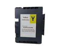 WEIYAOYAOWH 1 Jeu de Cartouches d'encre compatibles avec Puce de Sublimation for imprimante S-WGRASS SG500 SG1000 sans numéro de série(Y)