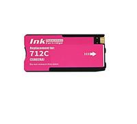 WEIYAOYAOWH Cartouche d'encre 712 XL 712XL 3ED71A 3ED67A Compatible avec HP712 for imprimantes à Jet d'encre DesignJet T210 T230 T250 T650 T630(Magenta)