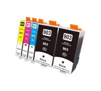 WEIYAOYAOWH Cartouche d'encre 903XL Compatible avec Les imprimantes 903, 907, 907XL, XL Off-eJet 6950, 6960, 6961, 6963, 6964, 6965, 6970 et 6975.(5pcs)