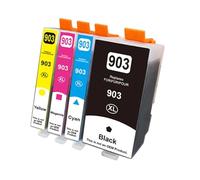 WEIYAOYAOWH Cartouche d'encre 903XL Compatible avec Les imprimantes 903, 907, 907XL, XL Off-eJet 6950, 6960, 6961, 6963, 6964, 6965, 6970 et 6975.(4pcs-1SET)