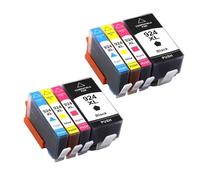 WEIYAOYAOWH Cartouche d'encre 924E/924XL Compatible avec Les imprimantes Offi-eJet Pro 8135e, 8134e, 8132e, 8122e, 8124e, 8125e, 8120e et 8130e.(2Set)