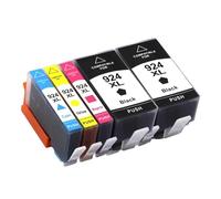 WEIYAOYAOWH Cartouche d'encre 924E/924XL Compatible avec Les imprimantes Offi-eJet Pro 8135e, 8134e, 8132e, 8122e, 8124e, 8125e, 8120e et 8130e.(C M Y BK BK)