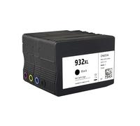 WEIYAOYAOWH Cartouche d'encre 932 932XL 933XL for imprimantes Offi-ejet 6100 6600 6700 7110 7510 7512 7610 7612(1 Set-C M Y K)